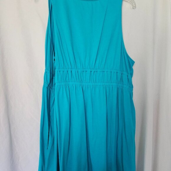 Lands' End Dress, sleeveless cover up, pockets, size XL 18-20 - Picture 4 of 7
